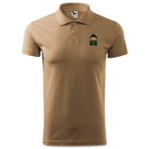 Da Oid Sinzer Bulldog Polo Shirt Herren Sand Leonhardspfunzen Front